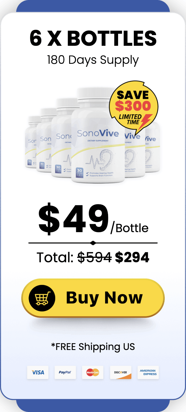 SonoVive 180 day supply package