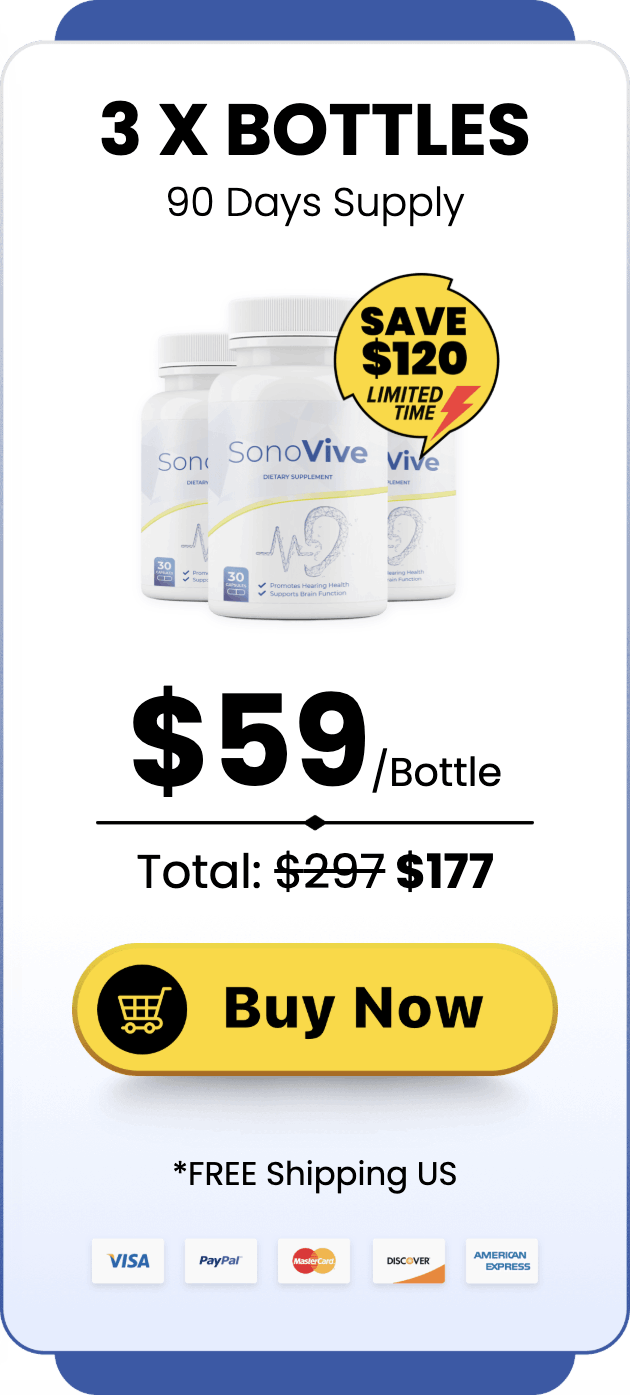SonoVive 90 day supply package
